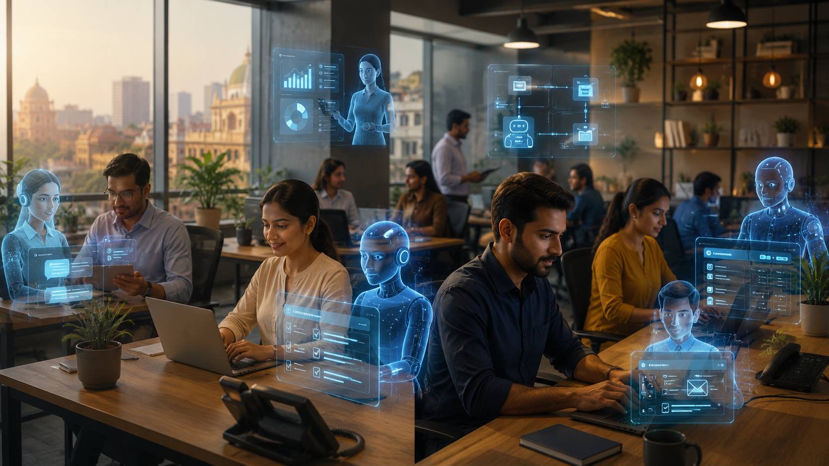 Building an AI Virtual Team in India: How Autonomous AI Workforce Solutions Replace Manual Tasks